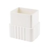 UFURMATE 3x4 to 2x3 Downspout Adapter 1 Pack PVC Gutter