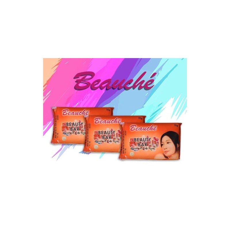 Barra De Belleza Beauche 90 G (Paquete De 3), Naranja