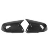1 Pair Carbon Fiber Mirror Covers Ox Horn Style Car