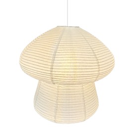 Henjjras 19.69inch (50cm) Large Mushroom Paper Lampshade, Indoor Chandelier, Cotton Paper Japanese-Style Lampshade, Indoor Decorative Atmosphere Artistic Lamp