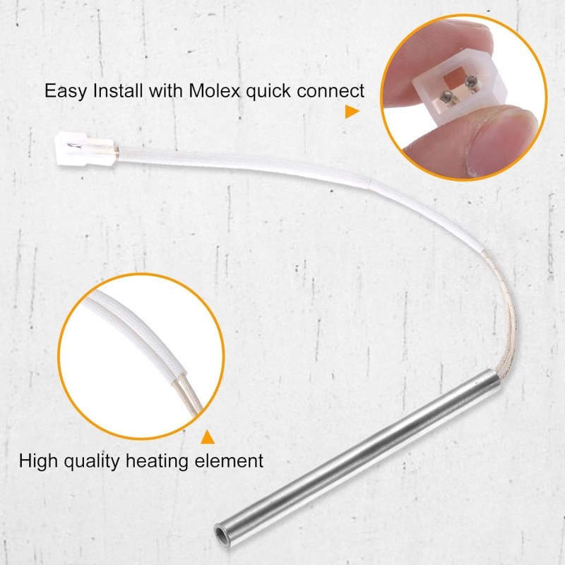 DRELD 300 Watt Pellet Grill Hot Rod Igniter Replacement For