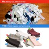 50 Sock Clips for Washing Machine, Colourful Dryer, Windproof Sock