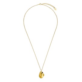 s.Oliver 2033896 Women's Necklace with Pendant Stainless Steel 55 + 5 cm Gold Comes in Jewellery Gift Box, stainless steel, None