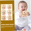 Kisangel Baby Monthly Milestone Cards Set Wooden Flower Milestone Sign