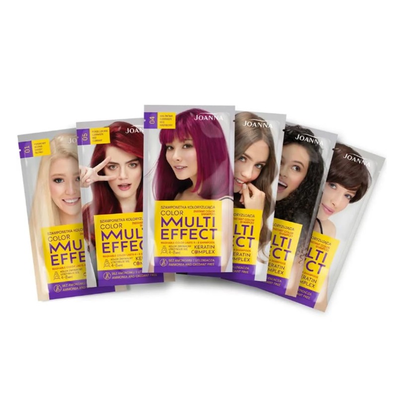 Joanna Multi Effect Tint Shampoo - Hair Dye Shampoo in