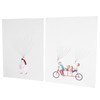 2Set Cartoon Pattern Fingerprint Painting DIY Signature Guest Book Wedding
