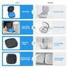 2 Pack Retainer Case Aligner Case Vent Holes Removable Silicone