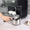 Large Size Coffee Knock Box, SANTOW Stainless Steel Construction Black