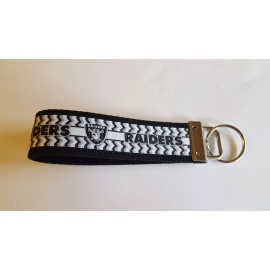 Las Vegas Raiders inspired 6" Keychain Key Fob Key Ring Gift Football Sports