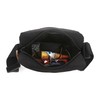 Ragusa-Trade Classic Women's and Men's Shoulder Bag, Black, 23 x
