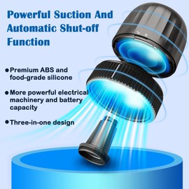 Electric Mason Jar Vacuum Sealer Electric vacuum sealer, 3 in 1 automatic vacuum sealer compatible with vacuum bags, can opener, wide mouth and regular mouth mason jar lids for food storage