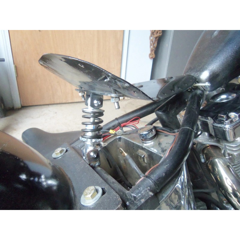 Mid USA CHOPPER HARDTAIL BOBBER SOLO SEAT MINI SHOCK 4"