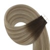 YoungSee Tape in Human Hair Extensions Balayage Invisible Tape in