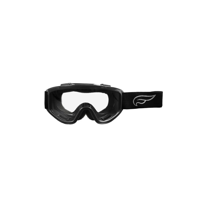 Fulmer 600 Ignite Goggle, Black Frame With Clear Lens