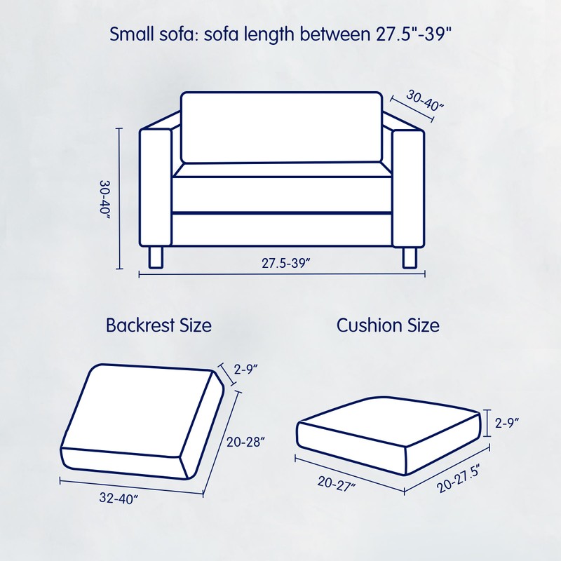 SUBRTEX 3 Pieces Stretch Sofa Slipcover Sets Couch Cover Sets