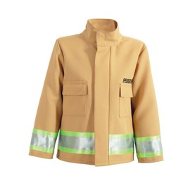 KarnevalsTeufel Children's Costume Fire Brigade Uniform Professional Fire Brigade Everyday Hero Costume for Children Various Sizes Fancy Dress (104)