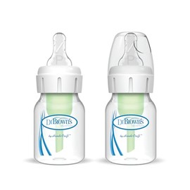Dr. Brown's Biberón estándar 2 oz. Options+ 2-pack