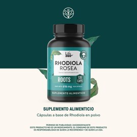 LIFE 360+ Rhodiola Rosea | 120 Cápsulas | 616 mg c/u | 60 Porciones | Suplemento Alimenticio a Base de Raíz Rhodiola Rosea en polvo | Tomar 2 cápsulas al día
