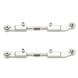2PCS Aluminum Alloy Front Steering Link Rod Tie Links for Corally Kronos 6S Cart 1/8 Remote Control Car