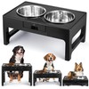 Lapensa Elevated Dog Bowls, Stainless Steel Raised Dog Deep Bowl