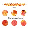 2 Pack Fall Maple Leaf Garland,6.6ft/String Hanging Vine Artificial Autumn