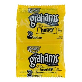 Keebler 38406 Honey Graham Crackers, Whole-Grains, 0.49 Oz., 200Pk/Ct, Ast