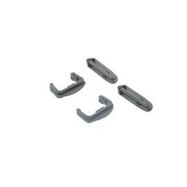 Beko Dishwasher Front and Rear End Caps Rail Caps Set of 2+2