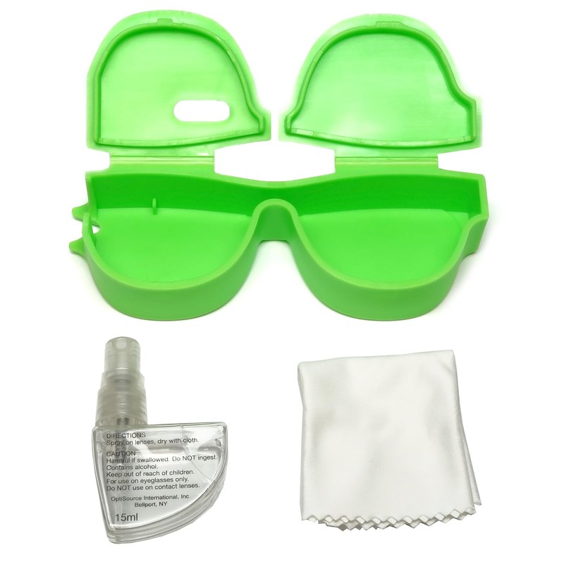 Calabria Kool Klean Eyeglasses Lens Cleaner Kit Green 15 ml