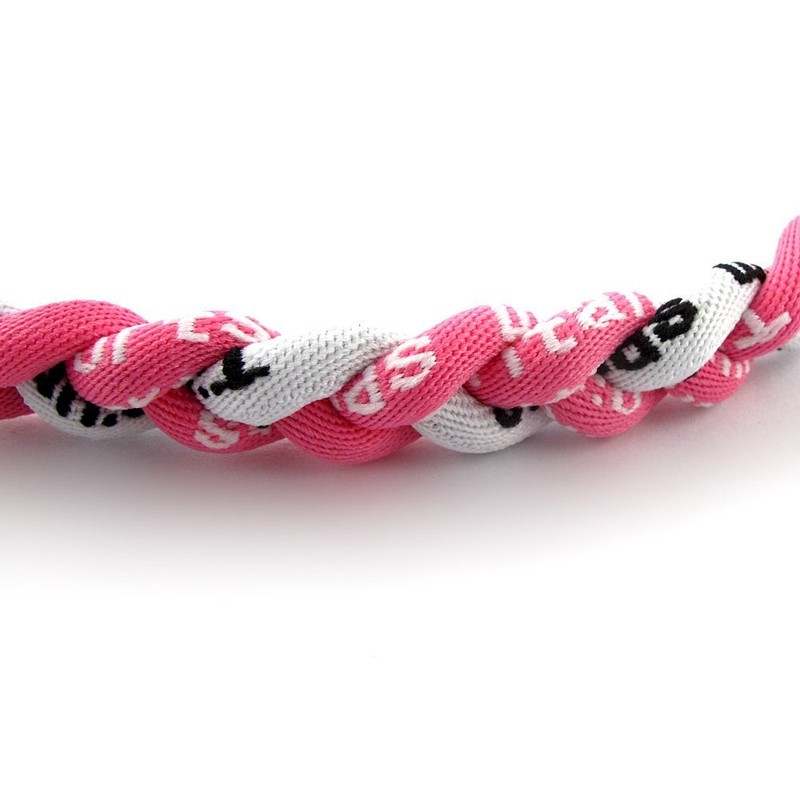 MapofBeauty 18 Inch Two Colors Three Braided Rope Tornado Necklace