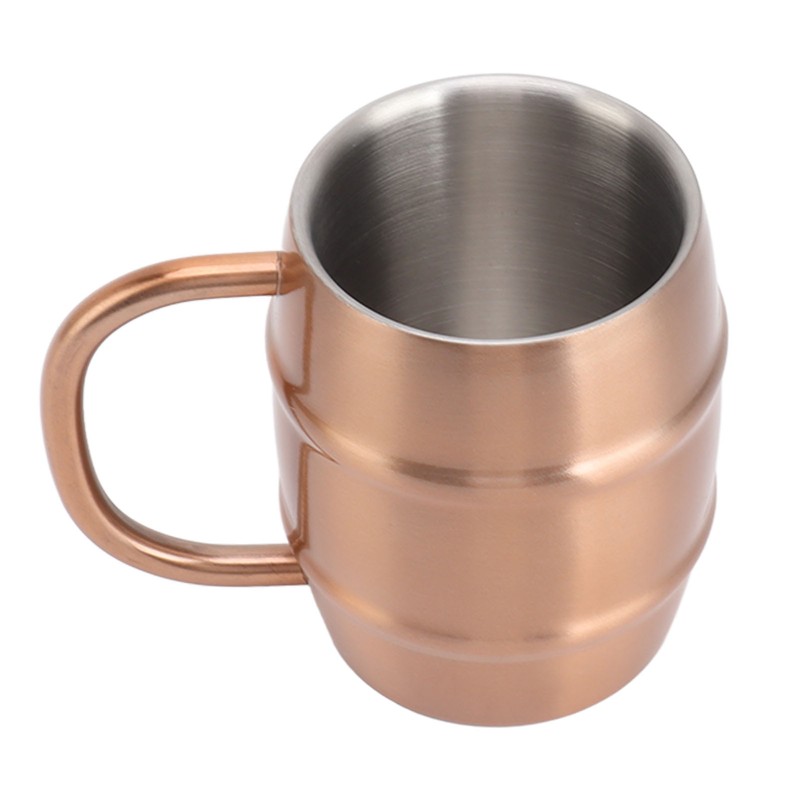 Stainless Steel Beer Mug Double Layer Insulation Multipurpose Safe Ergonomic