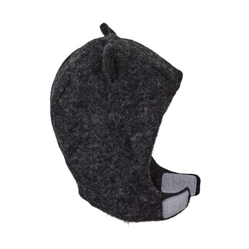 Sterntaler Unisex Baby Wool Scarf Hat (Merino) Hat, Anthracite Mixture