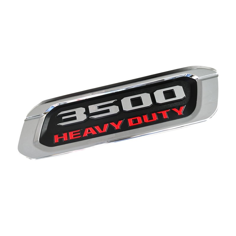 2pack New 3500 Heavy Duty Emblems Left Right Side 3D