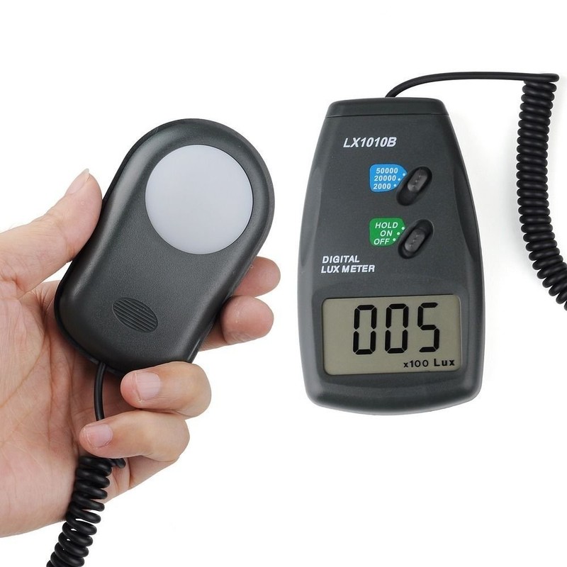 Digital Illuminometer, Light Meter, Lux Meter, LX1010B