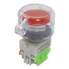 uxcell A12081700ux0127 Mushroom Momentary Push Button Switch 1NO 1NC with