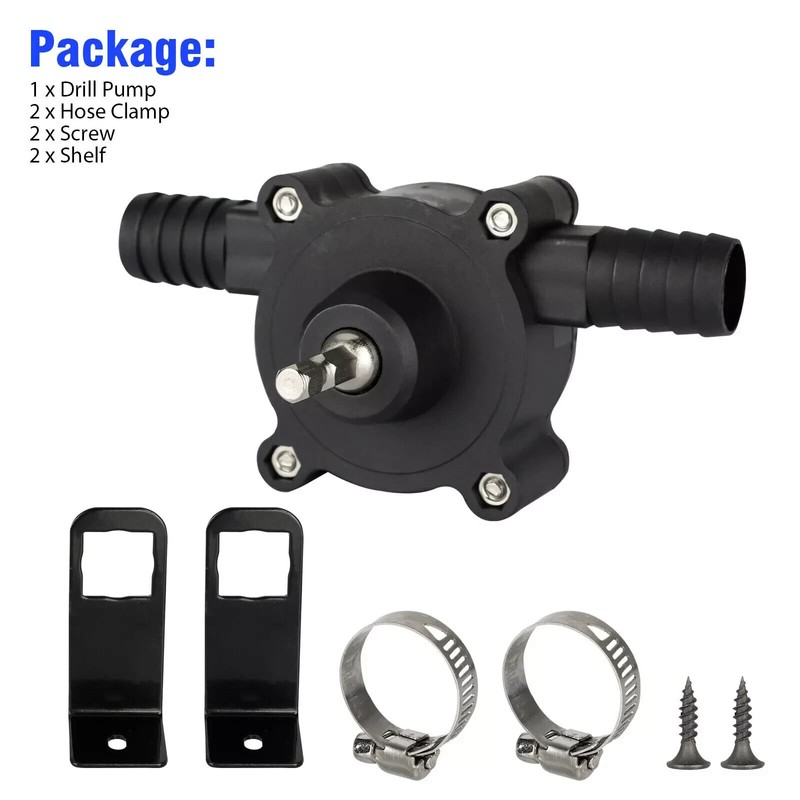 Ameribox Home Electric Drill Drive Self Priming Pump Water Oil