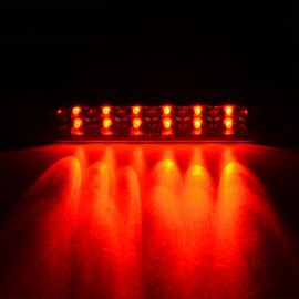 G-PLUS LED 3rd Rear Brake Light Cargo Lamp Compatible With Nissan Frontier Pickup 2001-2004,3rd Tail Brake Light Cargo Lamp, Black Housing Clear Lens