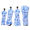 4PCS 1/3/5/UT PU Leather Waterproof Thicken Plush Golf Putter Head
