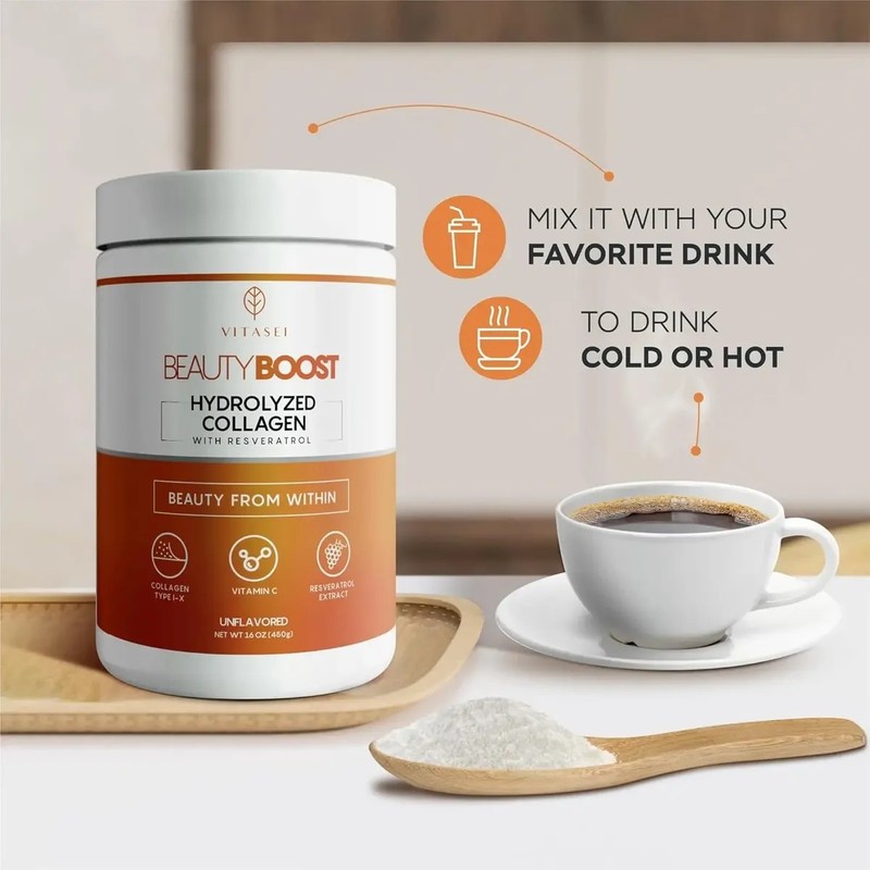 Beauty Booster - Péptidos De Colágeno En Polvo Sabor Coco