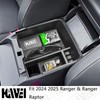 HGWEI Center Console Organizer Tray Compatible with 2024 2025 Ford