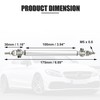 X AUTOHAUX 1pair 100mm 3.94" Universal Splitter Support Rods Adjustable