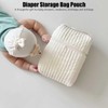 Diaper Bag Organizing Pouch Exquisite Portable Handheld Large Capacity Cotton