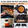 Walfos Silicone Trivet Mats - Versatile Heat Resistant Pot Holders