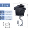 共同照明 Set of 3 Hanging Hooks for Duct Rail Wiring