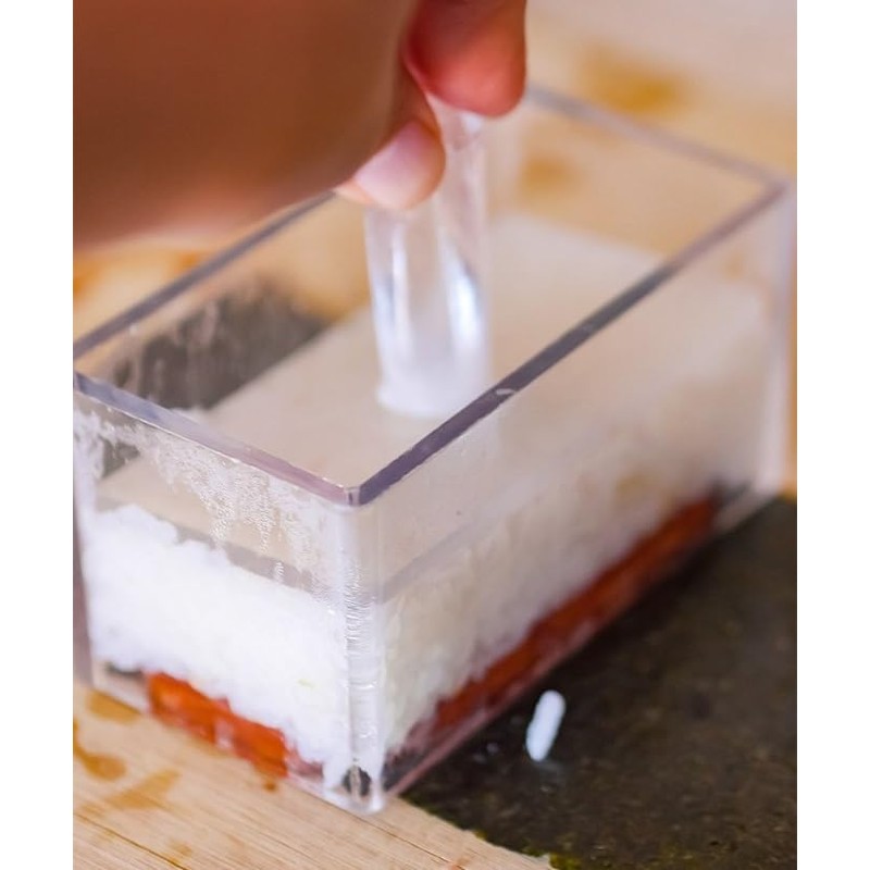 Masterproofing Spam Musubi Sushi Rice Press