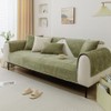 NUODWELL Soft Chenille Sofa Cover 1/2/3/4 Seater, Universal Non-Slip L