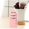 WOONEKY Acrylic Eyelash Organizer Tray Magnetic Tweezers Holder for Eyelash