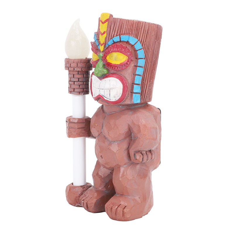 Solar Garden Outdoor Light Torch Figurine Warm Light Landscape Ground