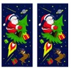 20 Handkerchiefs (2 x 10) Santa Claus in Space /