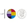 Nonbinary Pansexual Flag pins - small pinback buttons - 1.25"