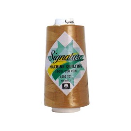 Signature Thread Signature Ctn 3000yd Camel 100% Cotton Quilt Thread 3000